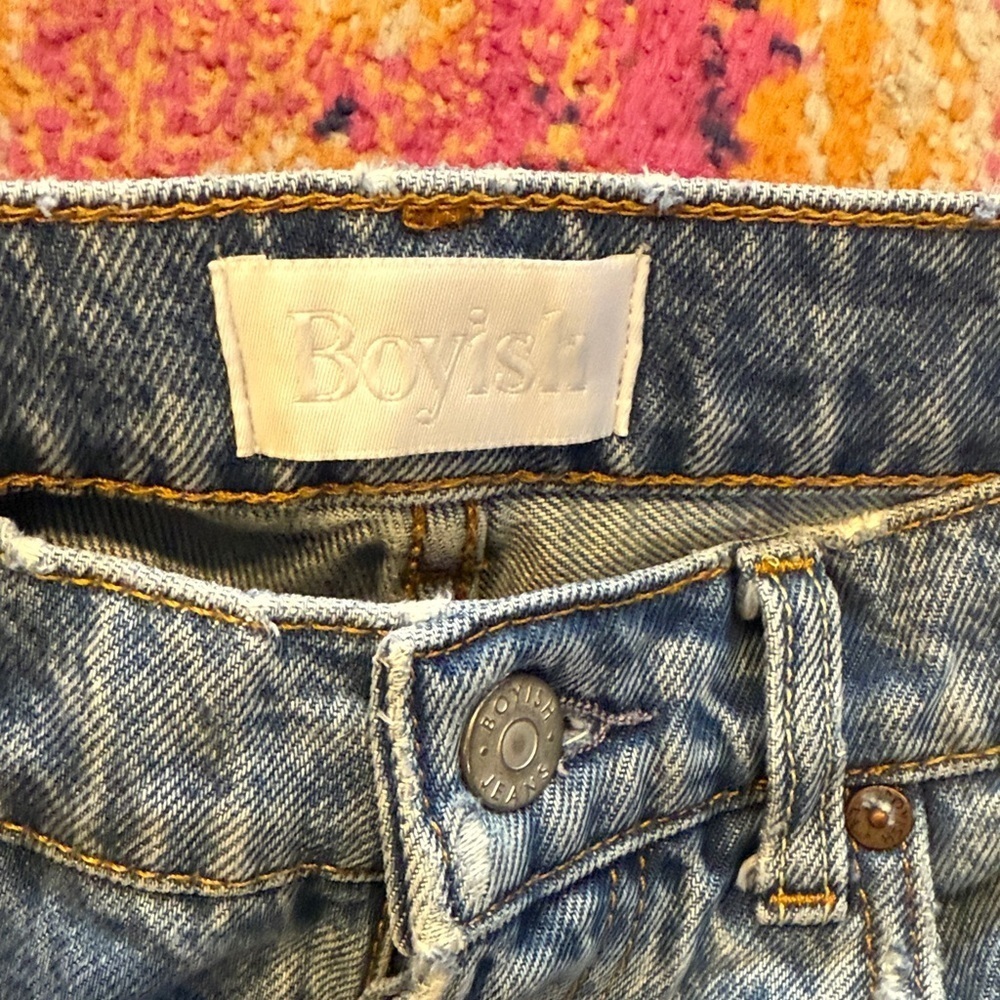 Boyish Light Blue Straight Leg Jeans - Picture 2 of 12